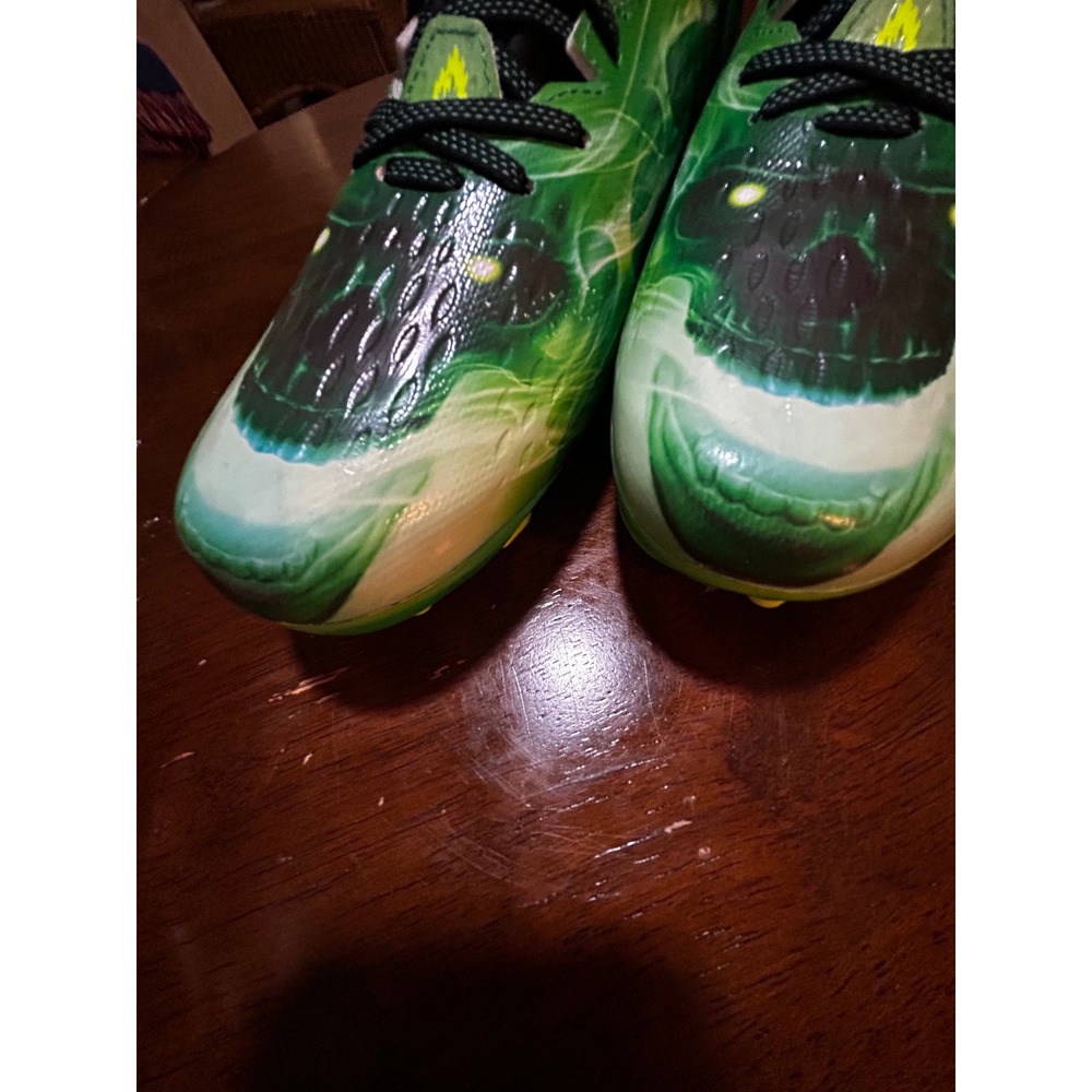 Under Armour Highlight MC Football Cleats Green Skull 3025376-001 Mens 14 - Picture 7 of 7